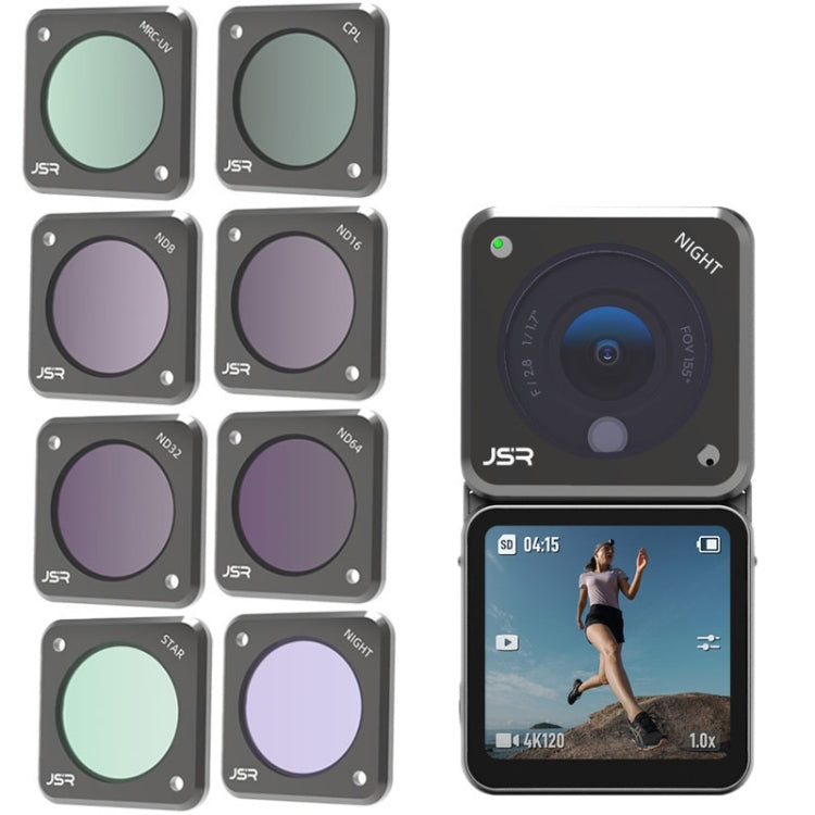 JUNESTAR Action Camera Filters For DJI Action 2,Style:  Star - Lens Filter by JUNESTAR | Online Shopping South Africa | PMC TechLife | Buy Now Pay Later Mobicred