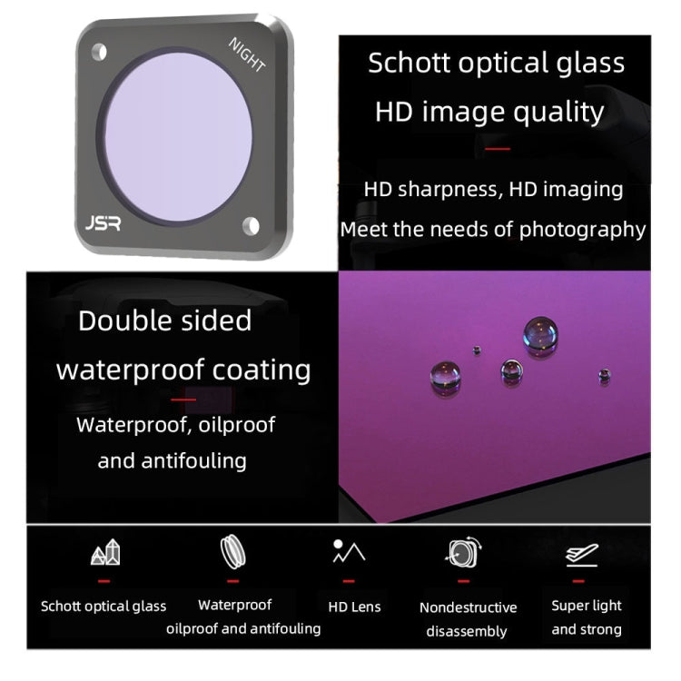 JUNESTAR Action Camera Filters For DJI Action 2,Style:  Star - Lens Filter by JUNESTAR | Online Shopping South Africa | PMC TechLife | Buy Now Pay Later Mobicred