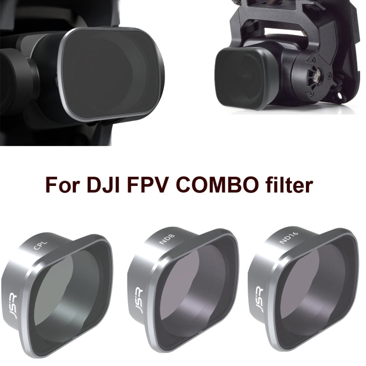 JUNESTAR  Drone Filters For DJI FPV COMBO ,Model: UV+CPL+ND8/16/32/64+STAR+Night - Lens Accessories by PMC Jewellery | Online Shopping South Africa | PMC Jewellery | Buy Now Pay Later Mobicred