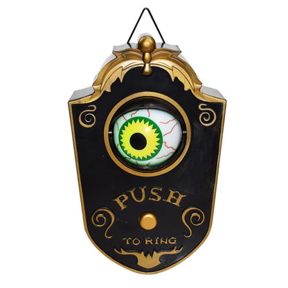 Halloween One-eyed Doorbell Glowing Horror Sound Decoration Pendant Black - Prop Decorations by PMC Jewellery | Online Shopping South Africa | PMC Jewellery