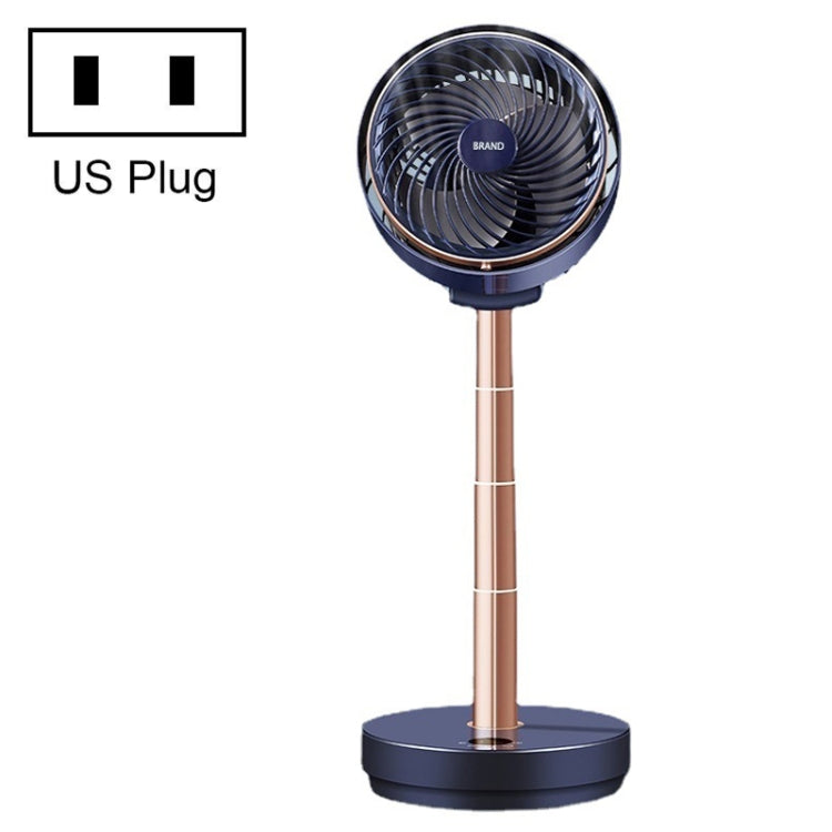 Shaking Head Air Circulation Fan Household Silent Bedroom Floor Fan, CN Plug(Dark Blue) - Electric Fans by PMC Jewellery | Online Shopping South Africa | PMC Jewellery | Buy Now Pay Later Mobicred