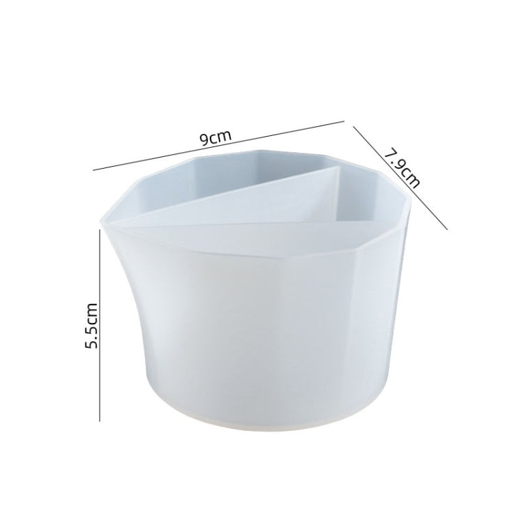 2 PCS DIY Crystal Epoxy Color Separation Cup Silicone Toning Cup, Style: 3 Grid - Arts & Crafts by PMC TechLife | Online Shopping South Africa | PMC TechLife