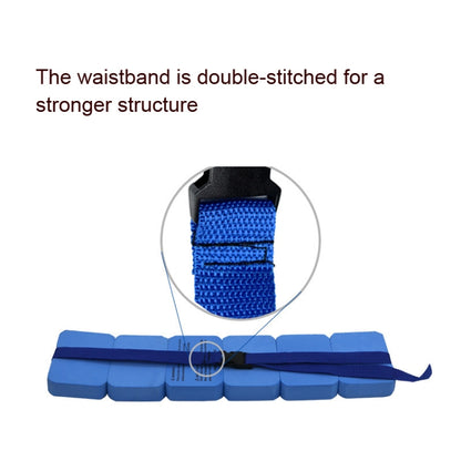 EVA Training Pool Foam Belt Adjustable Back Floating Foam Swimming Floating Waistband(Blue) - Swimming Rings by PMC Jewellery | Online Shopping South Africa | PMC Jewellery