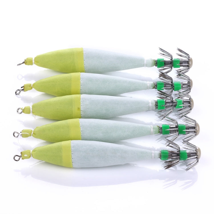 5 PCS / Bag HENGJIA SJ001 Luminous Explosion Squid Hook Deep Sea Fishing Fake Bait(3) - Fishing Hooks by HENGJIA | Online Shopping South Africa | PMC Jewellery