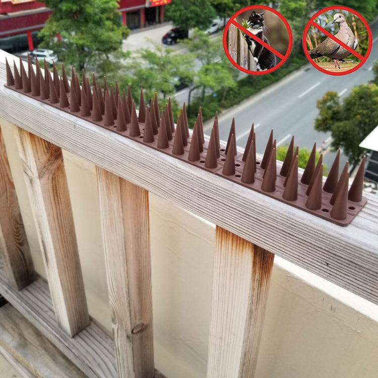 Plastic Bird Repellent Thorns Fence Anti-climb Nails(Brown) - Outdoor Insect Repellent by PMC Jewellery | Online Shopping South Africa | PMC Jewellery | Buy Now Pay Later Mobicred