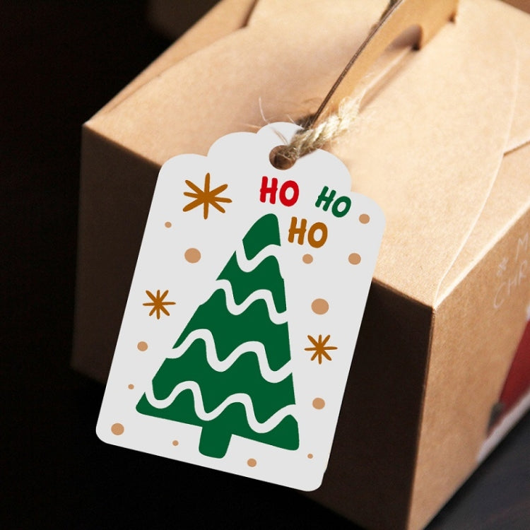 100pcs / Pack Christmas Kraft Paper Tag Gift Wrap Card Set(L-30) - Gift Bags & Wrapping Supplies by PMC TechLife | Online Shopping South Africa | PMC TechLife