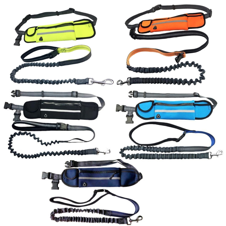 Pet Run Traction Rope Portable Waist Bag(Orange) - Leashes & Chest Strap by PMC TechLife | Online Shopping South Africa | PMC TechLife | Buy Now Pay Later Mobicred