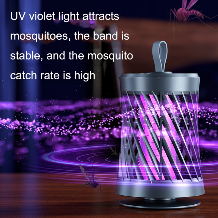 C16 Silent Electric Mosquito Killer Home USB Night Light(Dark Gray) - Repellents by PMC TechLife | Online Shopping South Africa | PMC TechLife | Buy Now Pay Later Mobicred