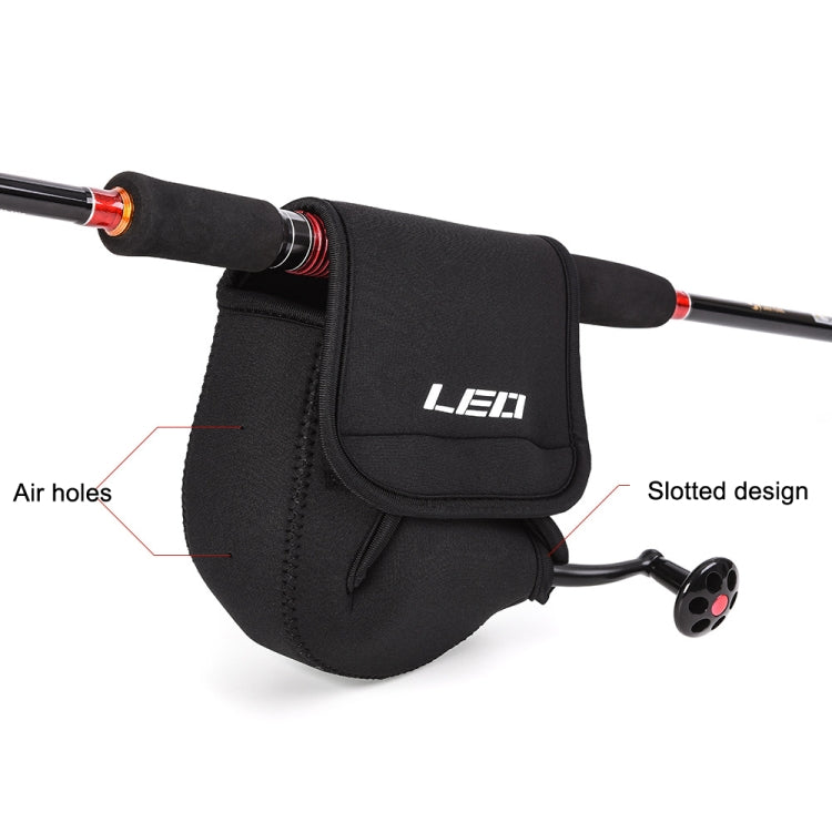 LEO 27918 Slotted Spinning Fishing Wheel Bag Fishing Carrier Protection Soft Cover, Size: Small - Storage Boxes & Storage Bags by LEO | Online Shopping South Africa | PMC Jewellery