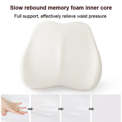 Memory Foam Lumbar Pillow Office Seat Lumbar Cushion(Tibetan) - Cushions & Pillows by PMC Jewellery | Online Shopping South Africa | PMC Jewellery | Buy Now Pay Later Mobicred