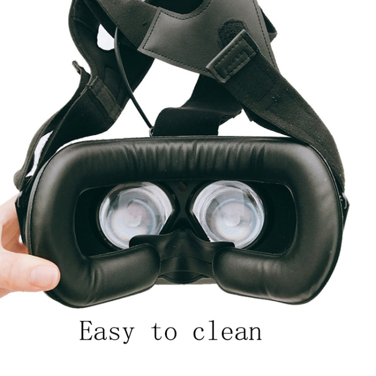 2 PCS PU Leather Face Foam Eye Mask  Cover For HTC VIVE Headset VR(Thick 2cm) - VR Accessories by PMC TechLife | Online Shopping South Africa | PMC TechLife