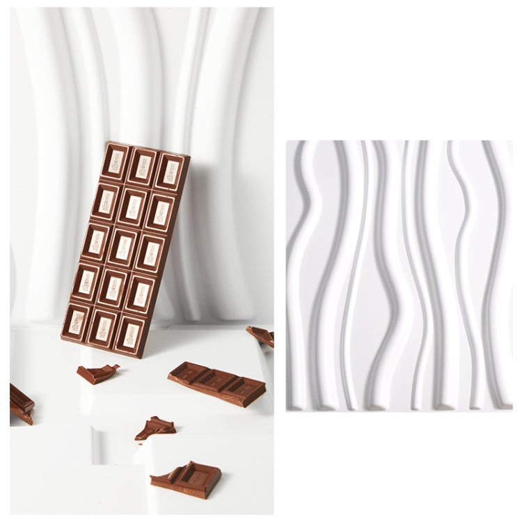 PVC Material Stereo 3D Shooting Background Board Photo Props,50 X 50cm(D081 Waves White) - Other by PMC TechLife | Online Shopping South Africa | PMC TechLife | Buy Now Pay Later Mobicred