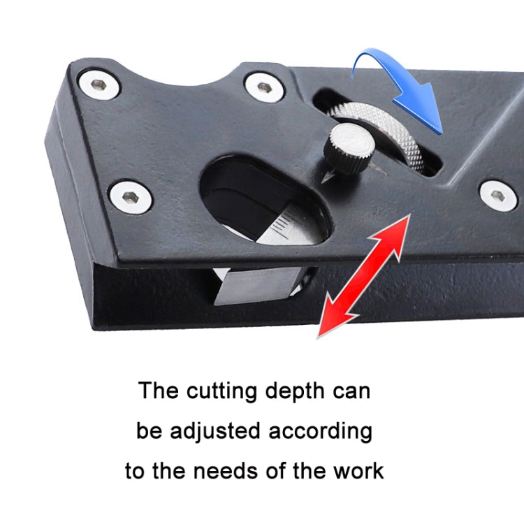 Adjustable Depth Woodworking Chamfering Planer, Specification: 3/16 Round Knife Head - Wood Planers by PMC Jewellery | Online Shopping South Africa | PMC Jewellery