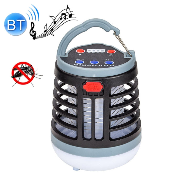 Bluetooth Audio USB Charging Lighting Mosquito Trap(W881 Black) - Repellents by null | Online Shopping South Africa | PMC TechLife | Buy Now Pay Later Mobicred