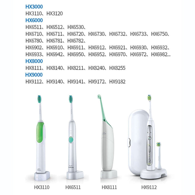 HX6100 Charger For Philips Sonicare Toothbrush HX8140 HX8111 8141 HX8211 HX8240,220V US Plug - Toothbrushes by PMC Jewellery | Online Shopping South Africa | PMC Jewellery