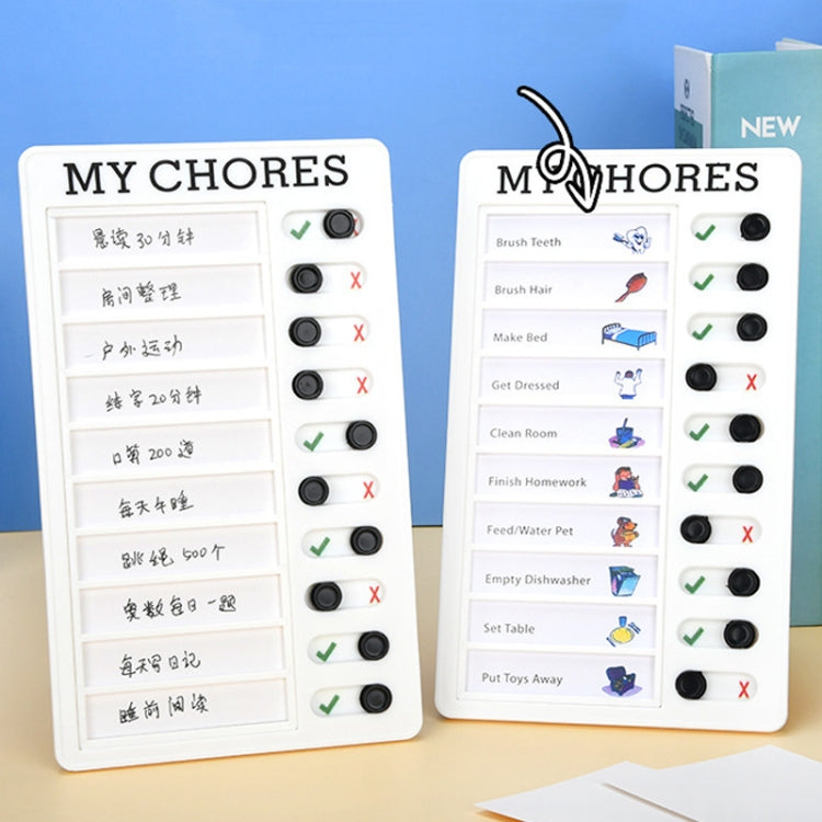 Wall Hanging Checklist Memo Boards Adjustable Checklist Board,Style: Blank Paper Card - Gadgets by PMC TechLife | Online Shopping South Africa | PMC TechLife