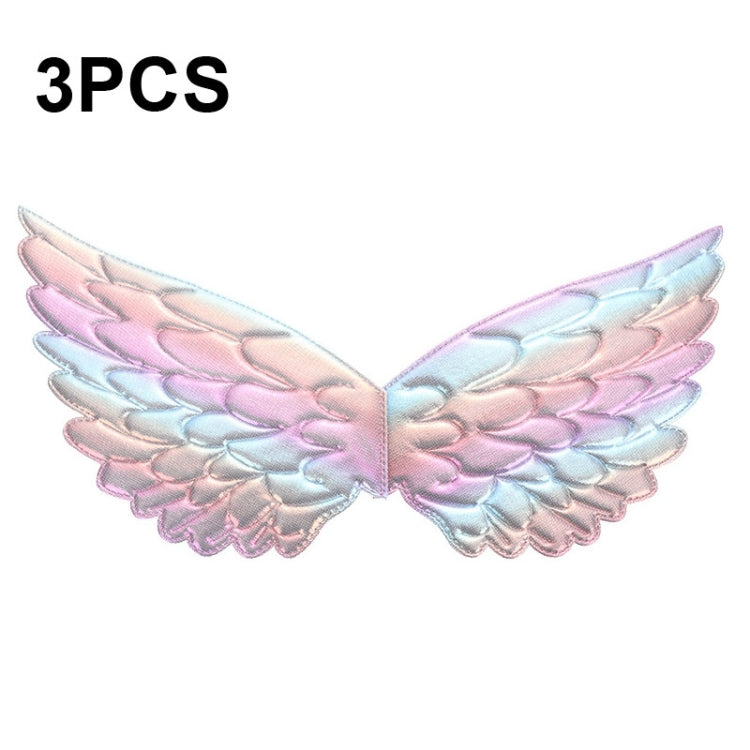 3 PCS Children Prom Dress Up Wings Elf Colorful Wings Party Costume Props(Fantasy White) - Holiday Decorations by PMC Jewellery | Online Shopping South Africa | PMC Jewellery