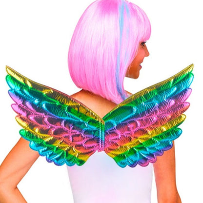 3 PCS Children Prom Dress Up Wings Elf Colorful Wings Party Costume Props(Fantasy White) - Holiday Decorations by PMC Jewellery | Online Shopping South Africa | PMC Jewellery