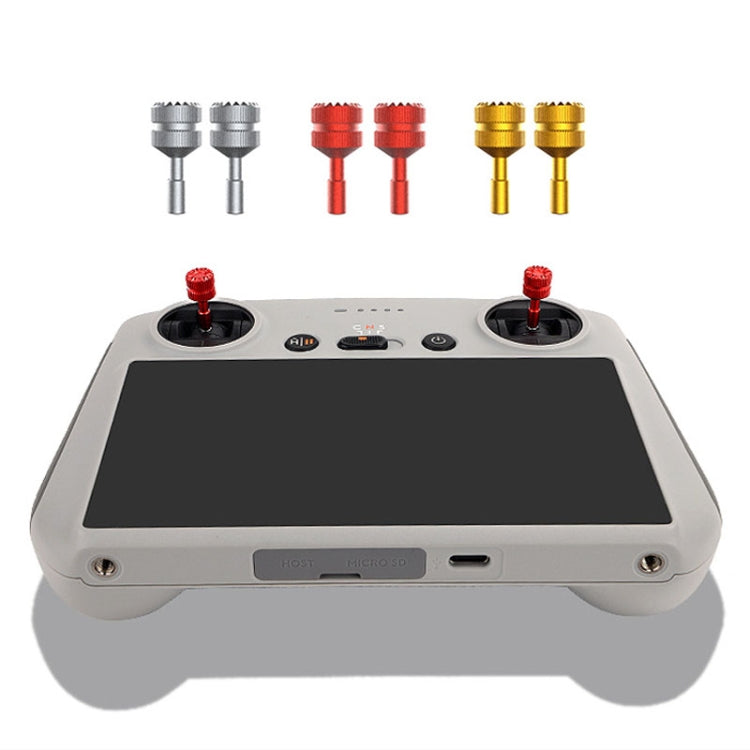 1 Pair Sunnylife MM3-YG393 For DJI Mini3 Pro DJI RC With Screen Remote Control Thumb Rocker(Red) - Others by Sunnylife | Online Shopping South Africa | PMC Jewellery | Buy Now Pay Later Mobicred