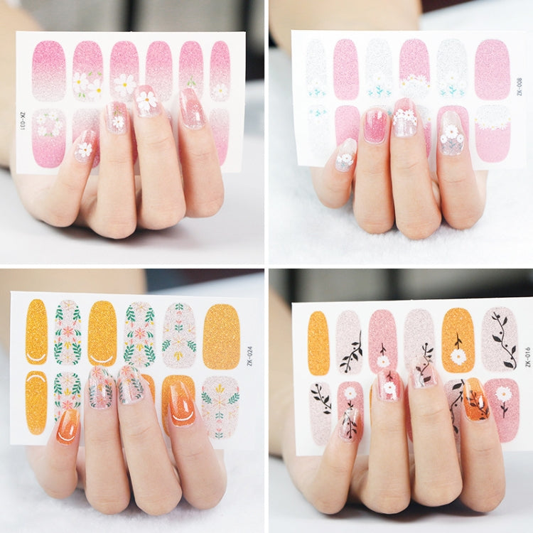 10 PCS 3D Hot Stamping Waterproof Nail Art Sticker(Z/A105) - Nail Stickers by PMC Jewellery | Online Shopping South Africa | PMC Jewellery | Buy Now Pay Later Mobicred