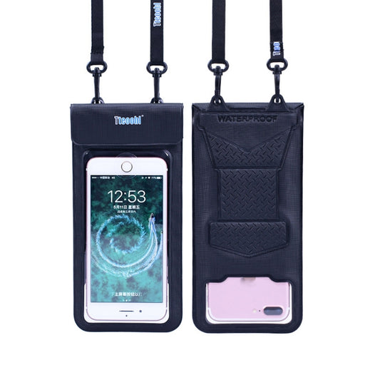 Tteoobl  30m Underwater Mobile Phone Waterproof Bag, Size: Small(Black) - Waterproof Bag by Tteoobl | Online Shopping South Africa | PMC Jewellery | Buy Now Pay Later Mobicred