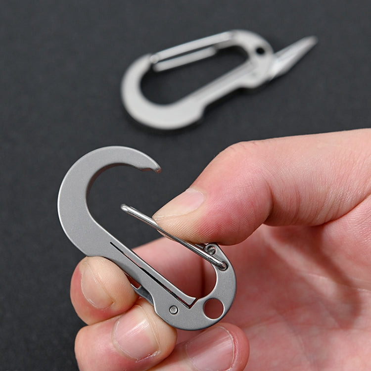 Titanium Alloy Keychain Small Knife Mini EDC Portable Unpacking Knife - Burin &Cutting Knife by PMC TechLife | Online Shopping South Africa | PMC TechLife