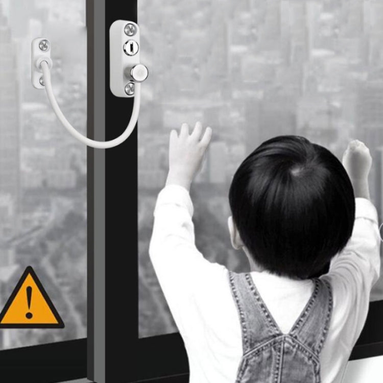 Children High-rise Anti-fall Safety Lock Window Push Limiter, Color: Black (High Standard) - Safety Equipment by PMC Jewellery | Online Shopping South Africa | PMC Jewellery