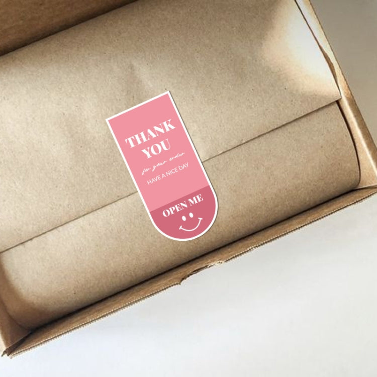 5 Bags 10 Sheets/Bag Cute Emoticon Rectangle Sticker Gift Box Sealing Sticker - Sticker & Tags by PMC TechLife | Online Shopping South Africa | PMC TechLife | Buy Now Pay Later Mobicred