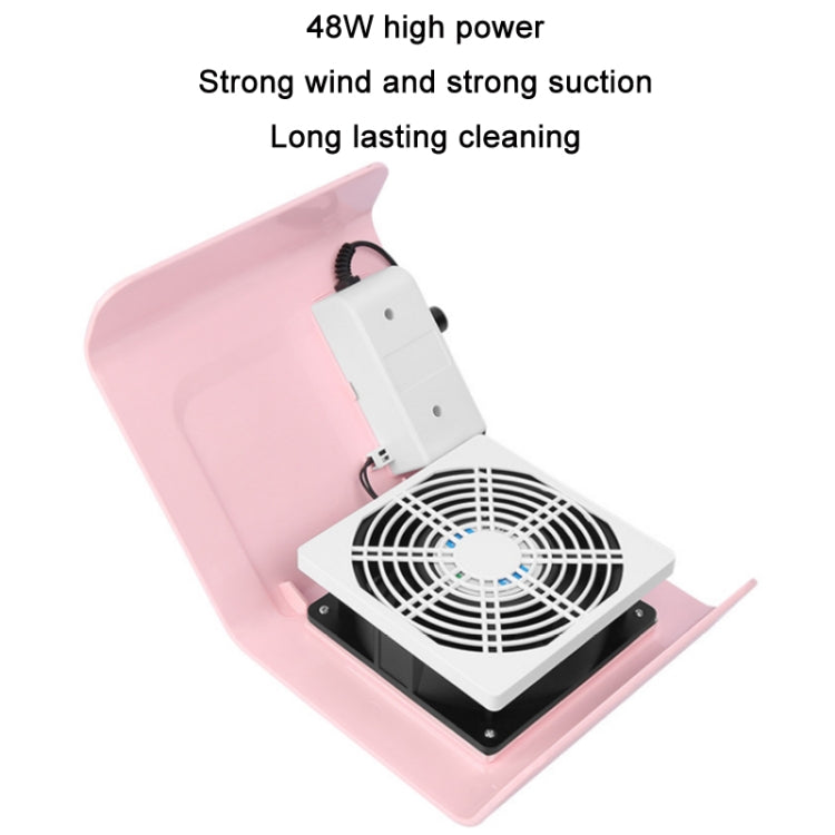 40W Nail Art Vacuum Cleaner Dust Collector, Specification: EU Plug (Pink) - Nail Art Equipment by PMC TechLife | Online Shopping South Africa | PMC TechLife | Buy Now Pay Later Mobicred