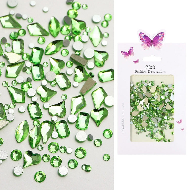 DIY Flat Bottom Shaped Glass Mixed Nail Art Rhinestones, Specification: 05 - Nail Stickers by PMC Jewellery | Online Shopping South Africa | PMC Jewellery | Buy Now Pay Later Mobicred