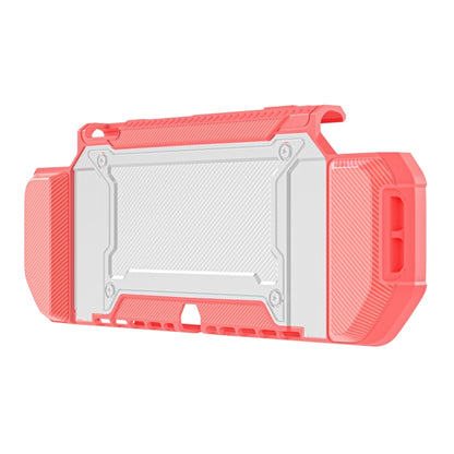 TPU+PC Two-in-one Non-slip Protective Case for Nintendo Switch OLED(Coral) - Cases by PMC Jewellery | Online Shopping South Africa | PMC Jewellery