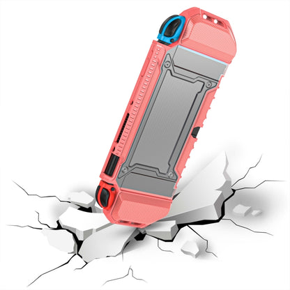 TPU+PC Two-in-one Non-slip Protective Case for Nintendo Switch OLED(Coral) - Cases by PMC Jewellery | Online Shopping South Africa | PMC Jewellery