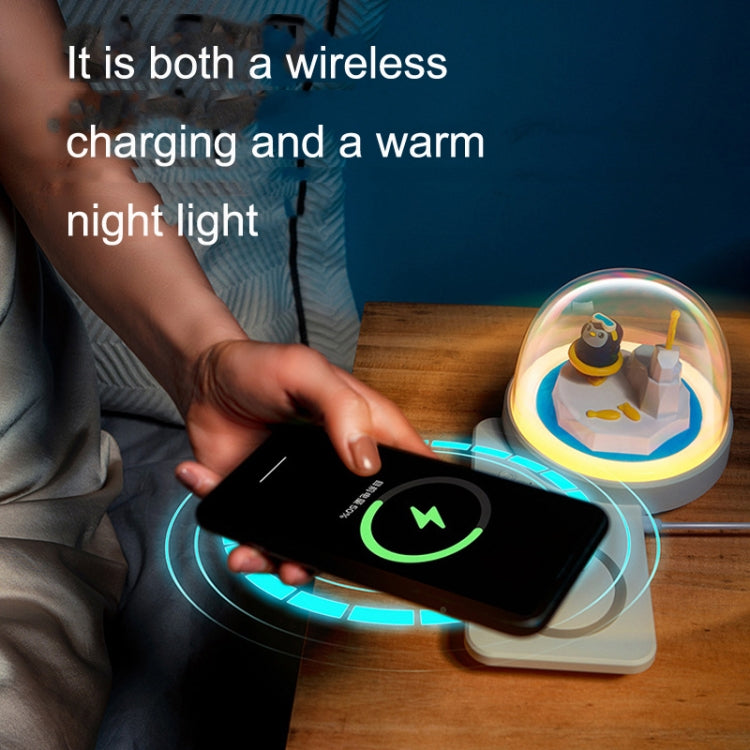 Decorative Table Lamp Wireless Fast Charging Smart Bluetooth Music Light, Style: Bluetooth Model(Astronauts) - Wireless Charger by PMC TechLife | Online Shopping South Africa | PMC TechLife