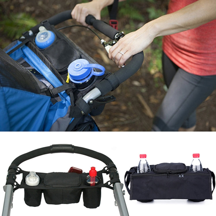 Baby Stroller Rear Hanging Bag Baby Bottle Cup Bag, Color: Black - Strollers Accessories by PMC TechLife | Online Shopping South Africa | PMC TechLife