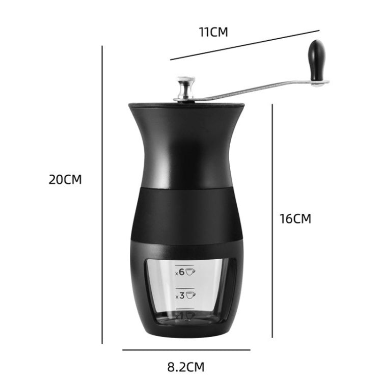 Hand Shaking Coffee Grinding Bean Machine Home Portable Coffee Machine(Black) - free shipping - PMC TechLife - Order now!
