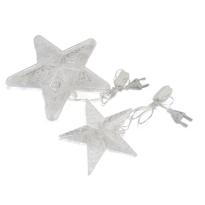 Christmas Tree Top Light LED Glowing Star Lights, Size: Small EU Plug(Blue) - Decoration Lamps by PMC Jewellery | Online Shopping South Africa | PMC Jewellery