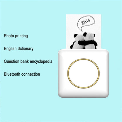 Mini Student Wrong Question Bluetooth Thermal Printer(Yellow) - Printer by PMC Jewellery | Online Shopping South Africa | PMC Jewellery