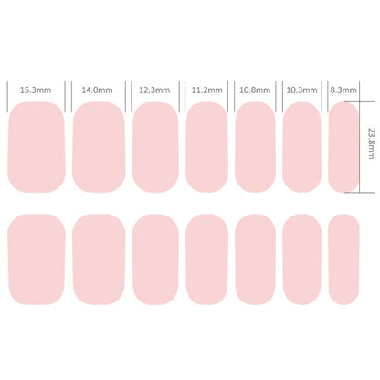 Nail Polish Film Bronzing Nail Stickers(ZX3480)(Bare film+A frustration) - Nail Stickers by PMC Jewellery | Online Shopping South Africa | PMC Jewellery