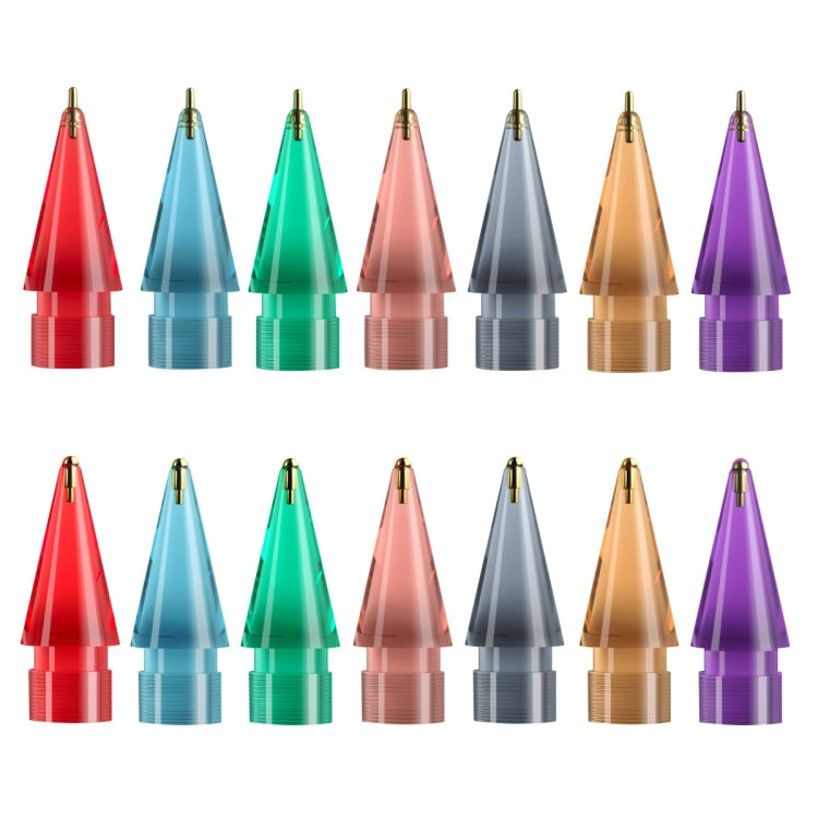 For Apple Pencil 1/2 2pcs Stylus Transparent Replacement Needle Nib, Spec: Extended (Gray) - Pencil Accessories by PMc TechLife | Online Shopping South Africa | PMc TechLife | Buy Now Pay Later Mobicred