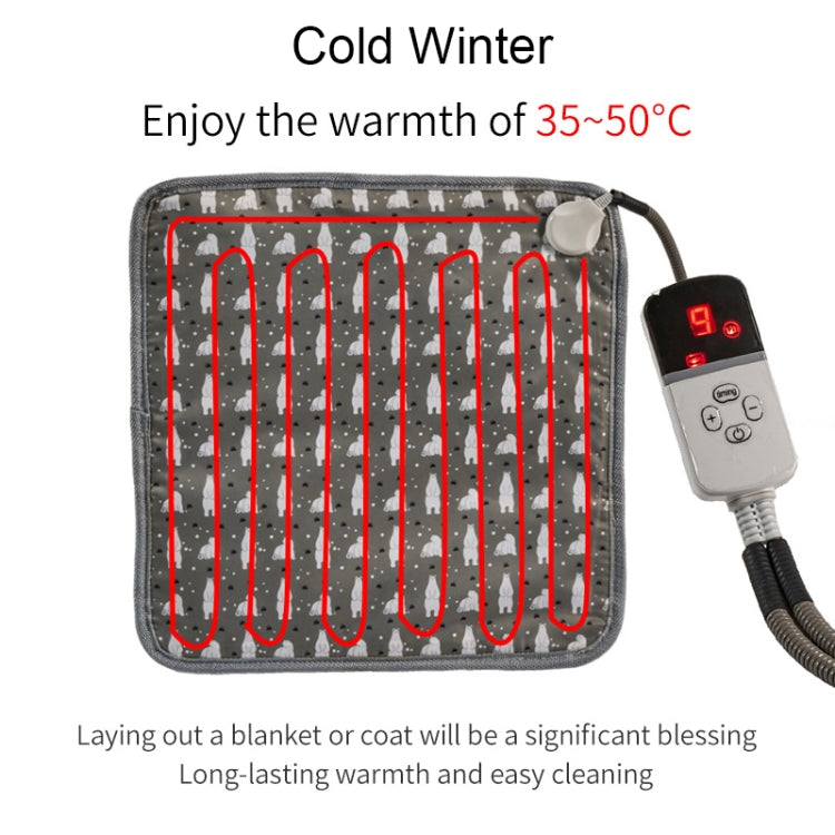 CW45 45x45cm Multi-level Temperature Regulating Timing Pet Heating Pad, Spec: UK Plug - Pads by PMC TechLife | Online Shopping South Africa | PMC TechLife | Buy Now Pay Later Mobicred