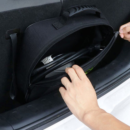 Car Charging Cable Storage Bag Carry Bag For Electric Vehicle Charger Plugs,Spec: Square Without Logo - EV Charger Accessories by PMC Jewellery | Online Shopping South Africa | PMC Jewellery