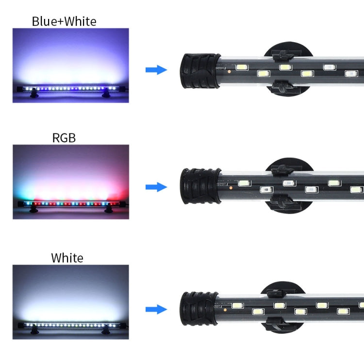 Q20CF RGB Light 90-260V Aquarium Diving Light LED Fish Tank Light(EU Plug) - Fish Tank Lamps by PMC Jewellery | Online Shopping South Africa | PMC Jewellery