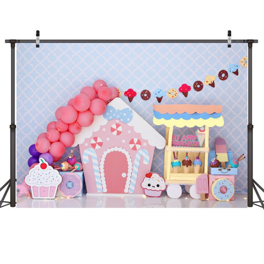 2.1m X 1.5m Birthday Party Shooting 3D Printed Background Cloth(4716) - Birthday Party by PMC Jewellery | Online Shopping South Africa | PMC Jewellery | Buy Now Pay Later Mobicred