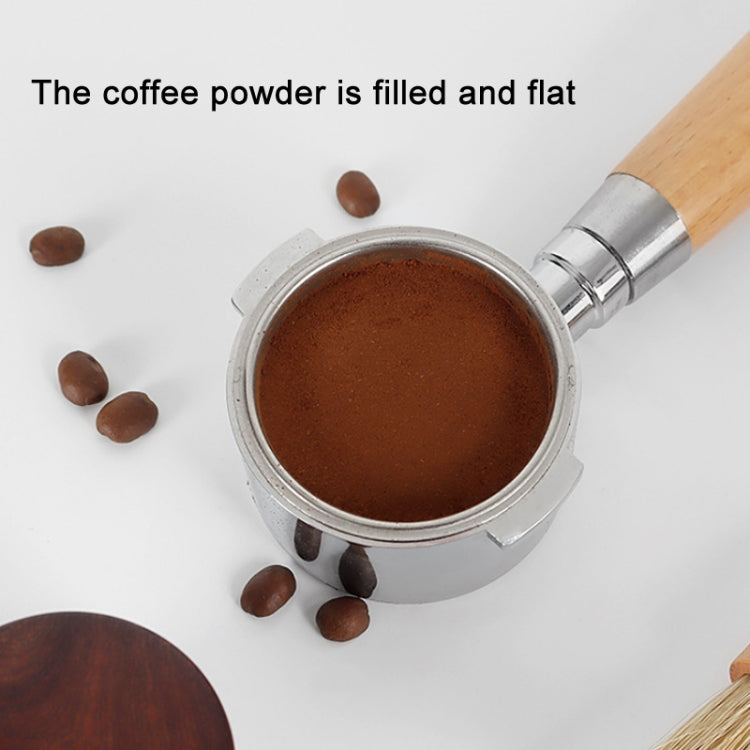 51 mm Pear Wood Stainless Steel Coffee Compressor - free shipping - PMC TechLife - Order now!