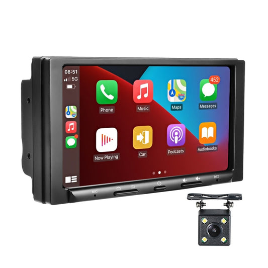 7 inch Carplay GPS Navigation Reverse Integrated Machine, Style: Standard+4 Light Camera(2+32G) - Car MP3 & MP4 & MP5 by PMC Jewellery | Online Shopping South Africa | PMC Jewellery | Buy Now Pay Later Mobicred