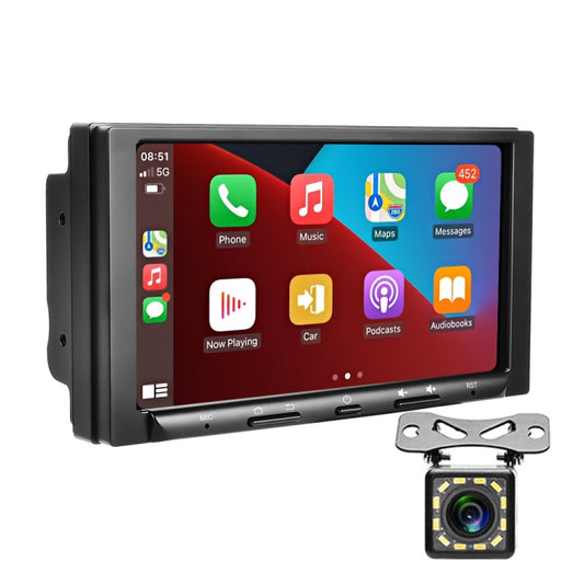 7 inch Carplay GPS Navigation Reverse Integrated Machine, Style: Standard+12 Light Camera(1+16G) - Car MP3 & MP4 & MP5 by PMC Jewellery | Online Shopping South Africa | PMC Jewellery | Buy Now Pay Later Mobicred