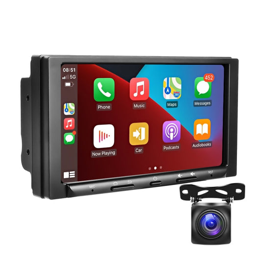 7 inch Carplay GPS Navigation Reverse Integrated Machine, Style: Standard+AHD Camera(2+32G) - Car MP3 & MP4 & MP5 by PMC Jewellery | Online Shopping South Africa | PMC Jewellery | Buy Now Pay Later Mobicred