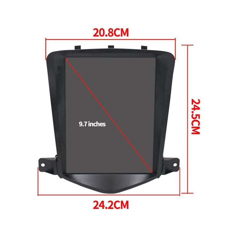 For Chevrolet Cruze 9.7 inch Navigation Integrated Machine, Style: Standard+12 Light Camera(1+16G) - Car MP3 & MP4 & MP5 by PMC TechLife | Online Shopping South Africa | PMC TechLife | Buy Now Pay Later Mobicred