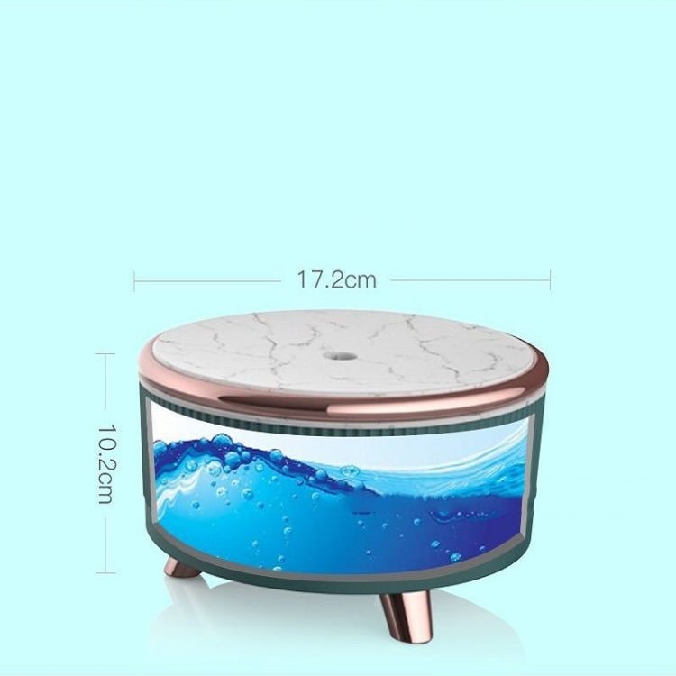 Ultrasonic Aromatherapy Diffuser Humidifier Essential Oil Diffuser US Plug(Blue Flower Dot) - free shipping - PMC TechLife - Order now!
