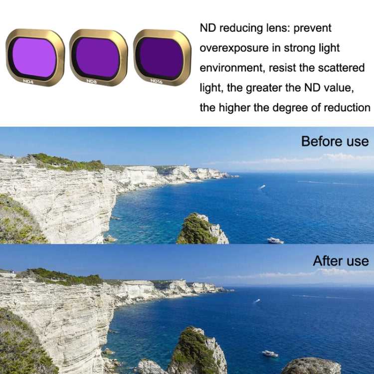 JSR For Mavic 2 Pro Filter KG Model, Style: ND4+ND8+ND16 - Mavic Lens Filter by JSR | Online Shopping South Africa | PMC Jewellery | Buy Now Pay Later Mobicred